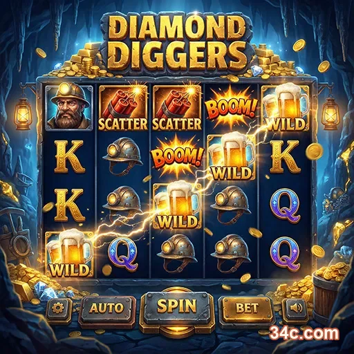 Ilustração de Diversidade de Slot Games